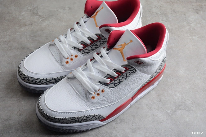 Cheap BK red ct8532-126 retro 3 jordan cardinal 1124